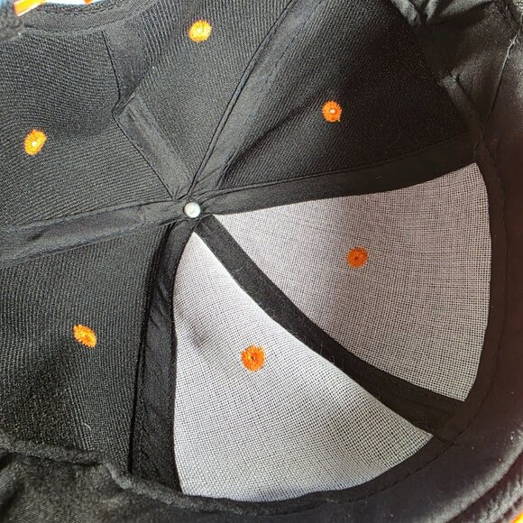 Baseball Cap Orange and Black Excellent Condition - Picture 4 of 4